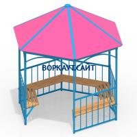 Беседка с лавками МАФ 4120 в Ростове-на-Дону