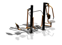 Уличный тренажер "Жим ногами Шагомер Жим от груди" УТ333 в Ростове-на-Дону