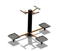 Уличный тренажер "Твистер тройной" УТ337 в Ростове-на-Дону