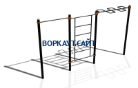 Спортивный комплекс воркаут ВС-129 в Ростове-на-Дону