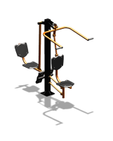 Уличный тренажер "Верхняя тяга Жим ногами" УТ322 в Ростове-на-Дону