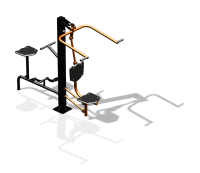 Уличный тренажер "Верхняя тяга Вело" УТ340 в Ростове-на-Дону