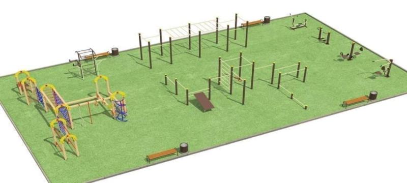 Проект спортивной площадки для любого возраста - 1 096 200 рублей. в Ростове-на-Дону
