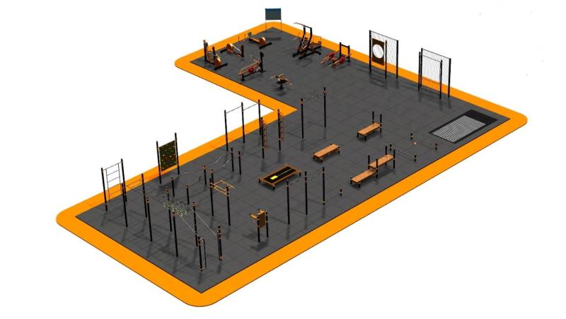 Дизайн проект спортплощадки Угловая в Ростове-на-Дону