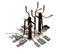 Уличный тренажер "Шпагат Маятник Лыжник двойной" УТ335 в Ростове-на-Дону