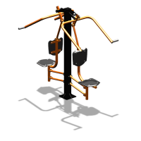 Уличный тренажер  "Верхняя тяга двойная"  УТ207 в Ростове-на-Дону