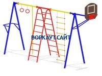 Гимнастический комплекс с баскетбольным щитом МАФ 3001 в Ростове-на-Дону