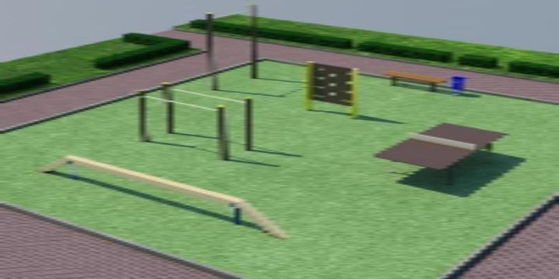 Проект спортплощадки мини спорт  в Ростове-на-Дону