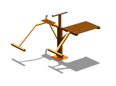 Уличный тренажер "Пресс Гиперэкстензия" УТ327 в Ростове-на-Дону