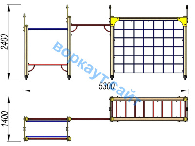 Детский спортивный комплекс Атлет ДСК 3106 в Ростове-на-Дону