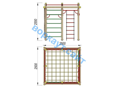 Детский спортивный комплекс ДСК 3110 в Ростове-на-Дону Детский спортивный комплекс ДСК 3110 в Ростове-на-Дону