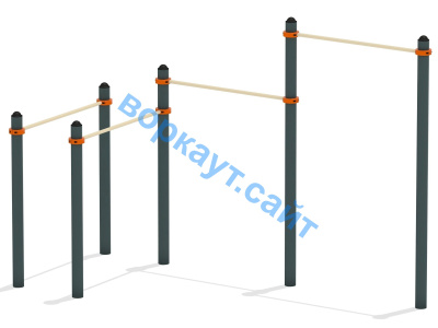 Турник двойной с брусьями ВС-17 в Ростове-на-Дону