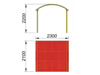 Навес судейский МАФ 4004 в Ростове-на-Дону