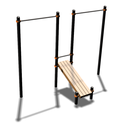 Воркаут турники со скамьей для пресса ВС-27 в Ростове-на-Дону