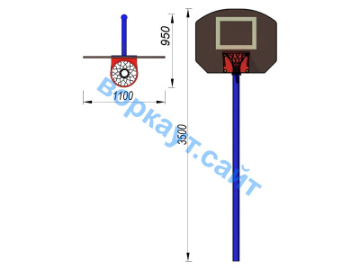 Баскетбольный щит СИО 3510 в Ростове-на-Дону