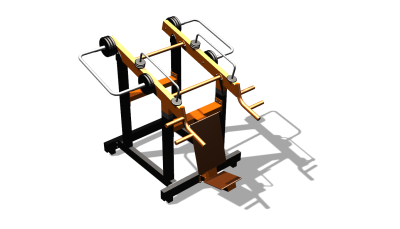 Силовой уличный тренажер  "Жим вверх"  УТ421 в Ростове-на-Дону