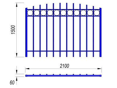 Ограждение спортивной площадки МАФ 5005 в Ростове-на-Дону