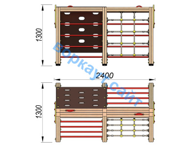 Детский спортивный комплекс ДСК 3203 в Ростове-на-Дону