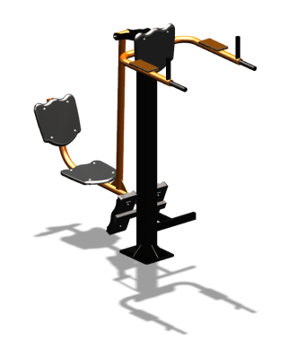 Уличный тренажер "Жим ногами Брусья Пресс" УТ329 в Ростове-на-Дону