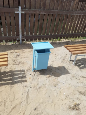 Урна с крышкой МАФ 1631 в Ростове-на-Дону