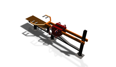 Силовой уличный тренажер  "Жим лежа"  УТ411 в Ростове-на-Дону