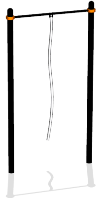 Турник с гимнастическим канатом ВС-34 в Ростове-на-Дону