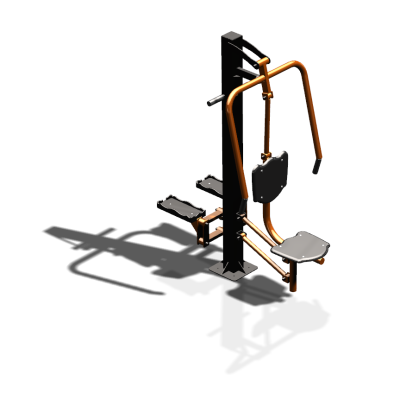 Уличный тренажер "Жим от груди Степпер" УТ342 в Ростове-на-Дону