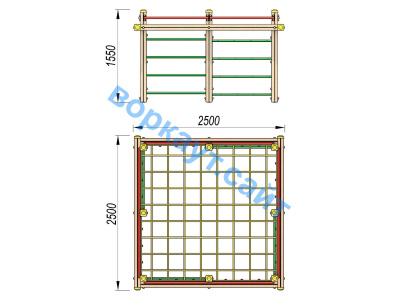 Детский спортивный комплекс ДСК 3109 в Ростове-на-Дону
