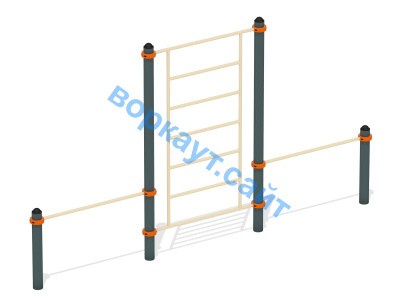 Шведская стенка с перекладинами ВС-13 в Ростове-на-Дону