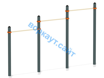 Турник тройной ВС-4 в Ростове-на-Дону