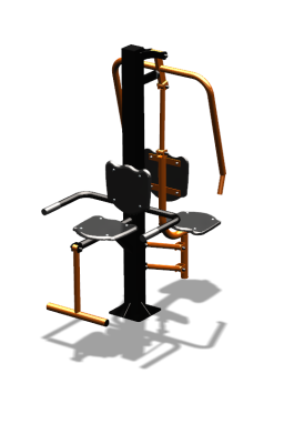 Уличный тренажер "Жим от груди Флекс" УТ324 в Ростове-на-Дону