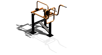 Силовой уличный тренажер  "Приседания"  УТ404 в Ростове-на-Дону