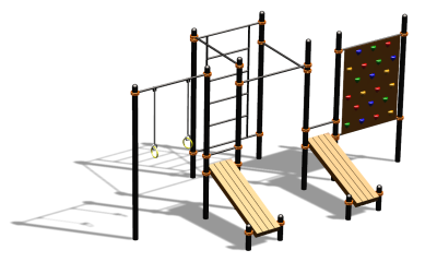Спортивный комплекс воркаут ВС-125 в Ростове-на-Дону Спортивный комплекс воркаут ВС-125 в Ростове-на-Дону