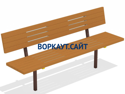 Диван уличный МАФ 1608 в Ростове-на-Дону