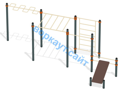 Спортивный комплекс воркаут ВС-45 в Ростове-на-Дону