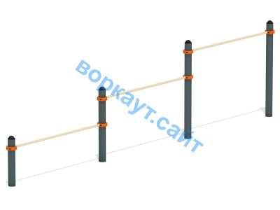 Каскад турников тройной ВС-6 в Ростове-на-Дону
