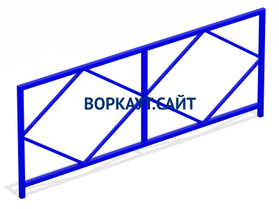 Ограждение площадки МАФ 5001 в Ростове-на-Дону