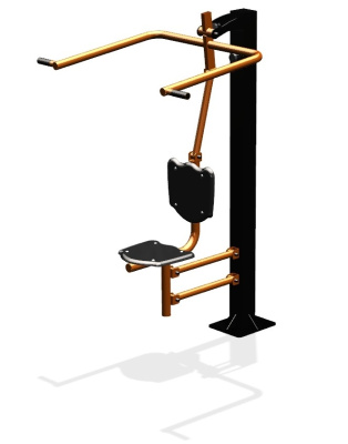 Уличный тренажер "Верхняя тяга одинарный" УТ 114 в Ростове-на-Дону
