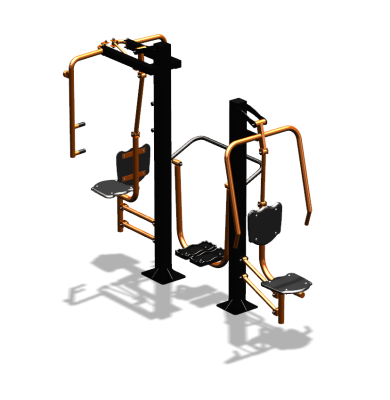 Уличный тренажер "Жим от себя Шагомер Баттерфляй" УТ303 в Ростове-на-Дону