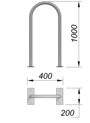 Велопарковка МАФ 6001 в Ростове-на-Дону