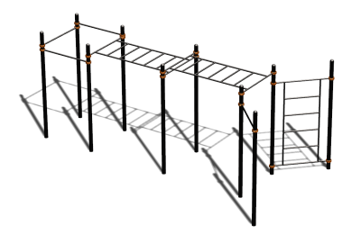Спортивный комплекс воркаут ВС-118 в Ростове-на-Дону