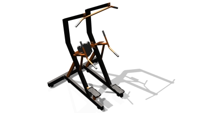 Силовой уличный тренажер  "Комбинированный станок"  УТ416 в Ростове-на-Дону