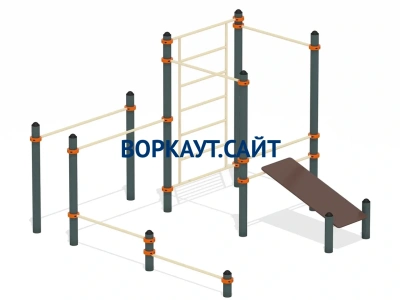 Спортивный комплекс воркаут ВС-43 в Ростове-на-Дону