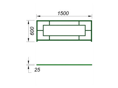 Ограждение площадки МАФ 5000 в Ростове-на-Дону