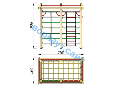 Детский спортивный комплекс ДСК 3108 в Ростове-на-Дону