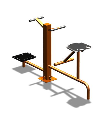 Уличный тренажер "Твистер стоя Твистер сидя" УТ323 в Ростове-на-Дону