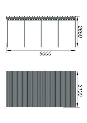 Теневой навес трибун МАФ 4130 в Ростове-на-Дону