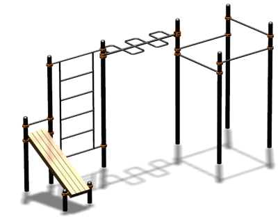 Спортивный комплекс воркаут ВС-74 в Ростове-на-Дону