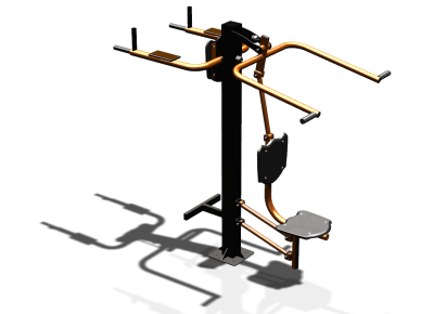 Уличный тренажер "Верхняя тяга Брусья Пресс" УТ339 в Ростове-на-Дону