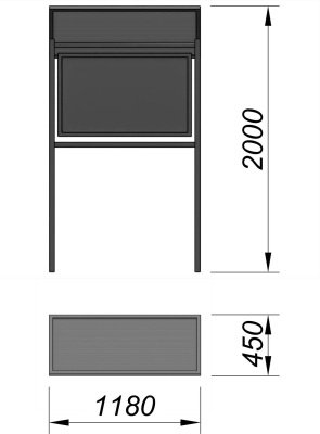 Информационный стенд МАФ 6006 в Ростове-на-Дону